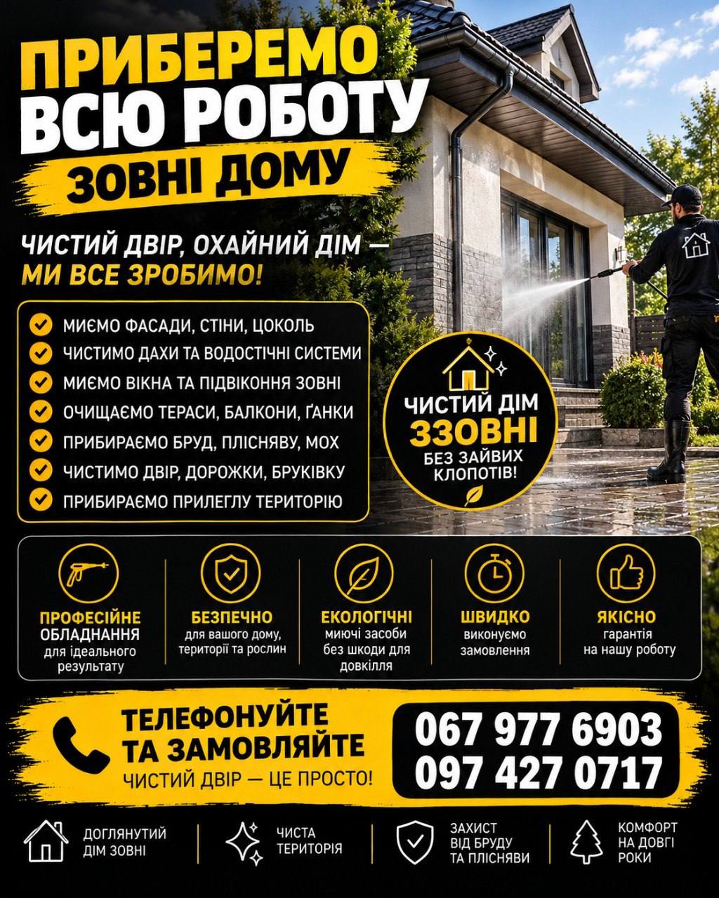 Вся робота зовні дому